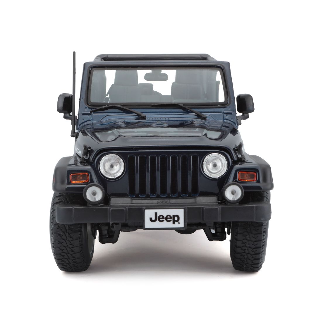 Maisto 1/18 SE Jeep Wrangler Rubicon - Metallic Blue – image 17