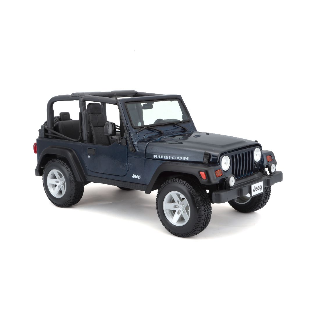 Maisto 1/18 SE Jeep Wrangler Rubicon - Metallic Blue – image 18