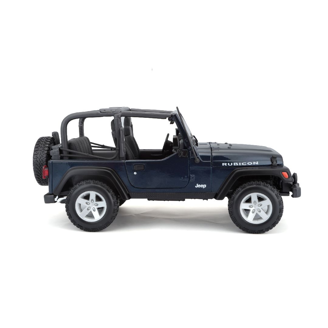 Maisto 1/18 SE Jeep Wrangler Rubicon - Metallic Blue – image 19