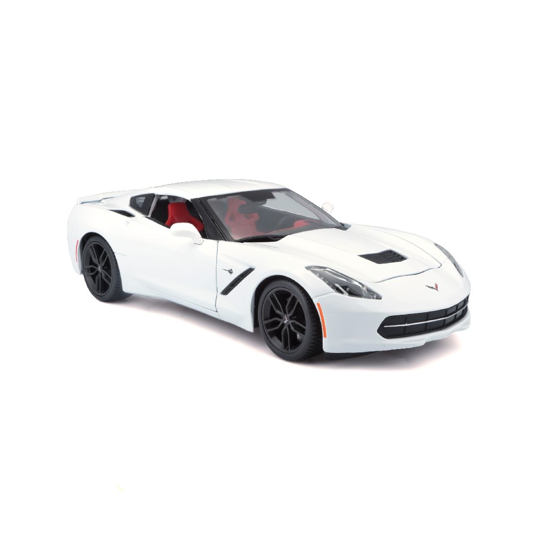 Maisto 1/18 SE 2014 Chevrolet Corvette Stingray Z51 (White) – image 16