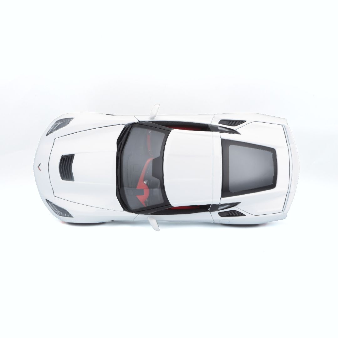 Maisto 1/18 SE 2014 Chevrolet Corvette Stingray Z51 (White) – image 19