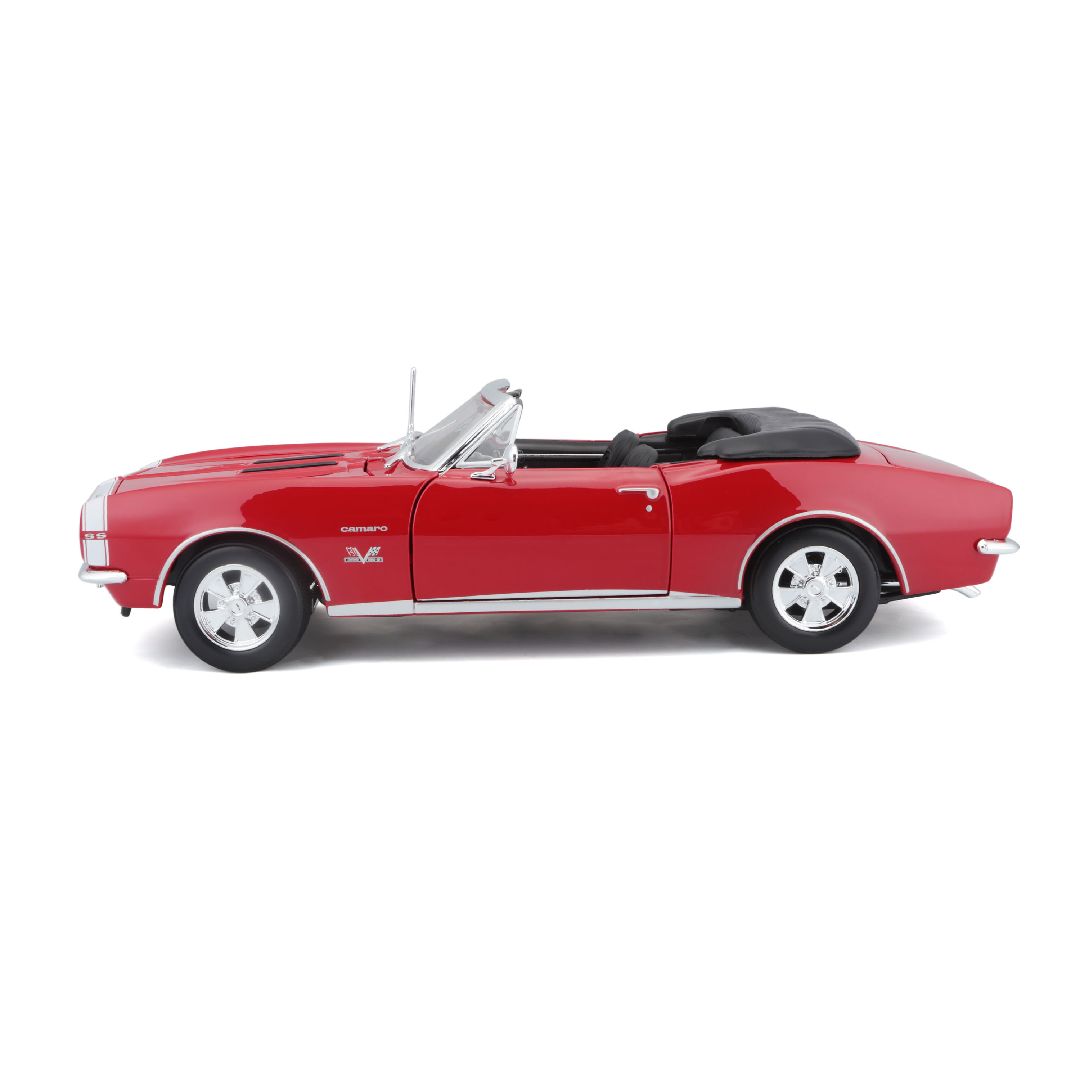 Maisto 1/18 SE 1967 Chevrolet Camaro SS 396 Convertable  - Red – image 9