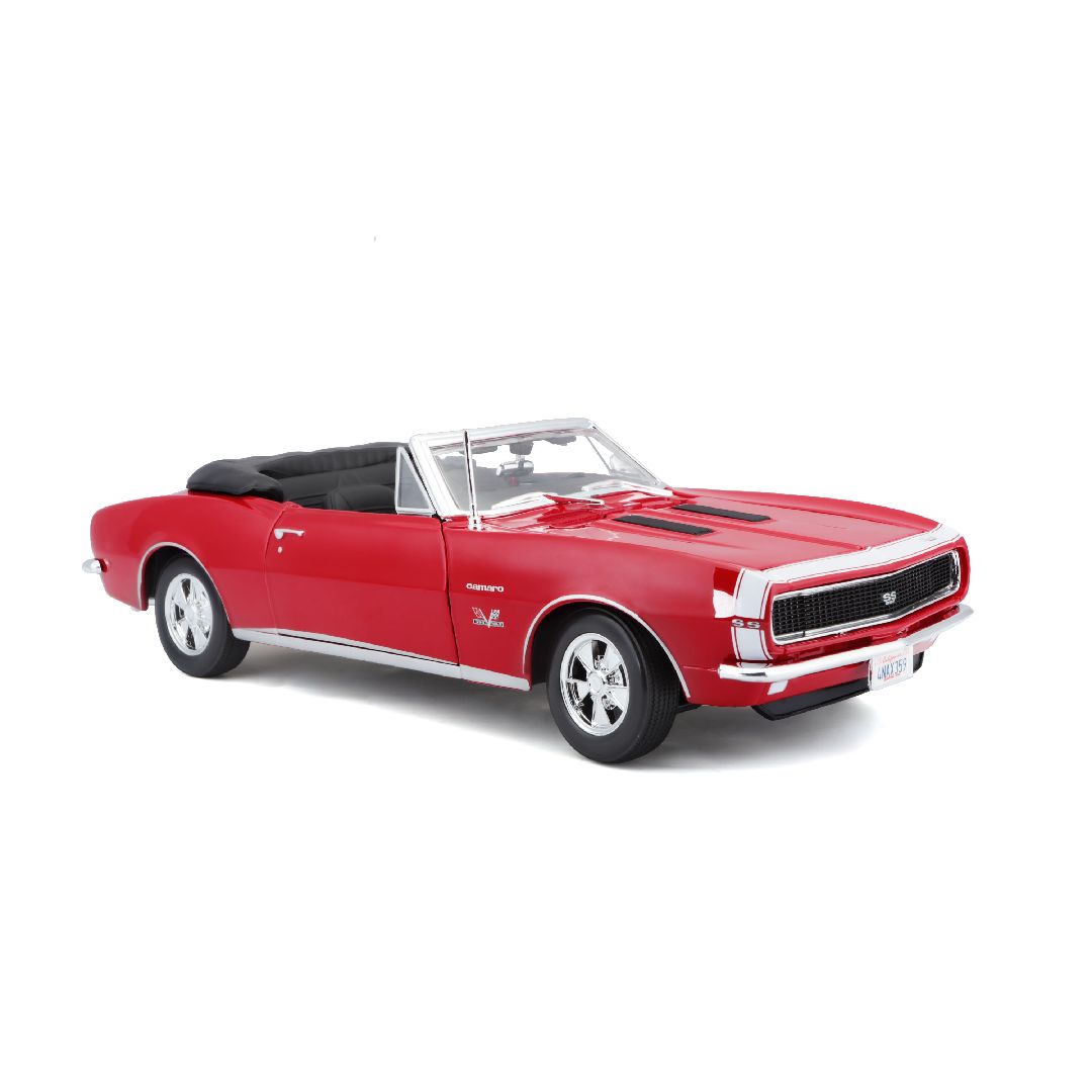 Maisto 1/18 SE 1967 Chevrolet Camaro SS 396 Convertable  - Red – image 11