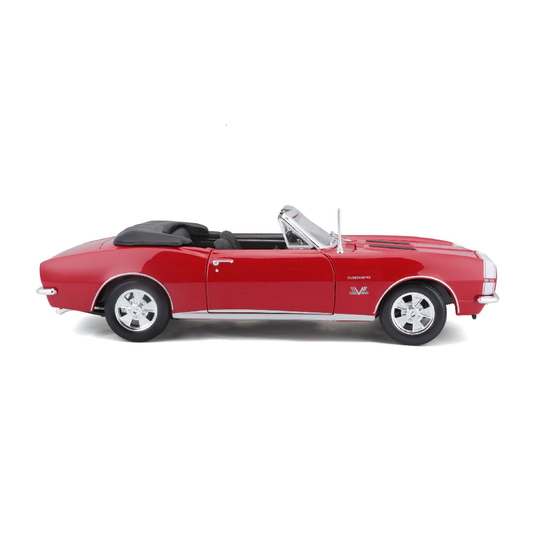 Maisto 1/18 SE 1967 Chevrolet Camaro SS 396 Convertable  - Red – image 12