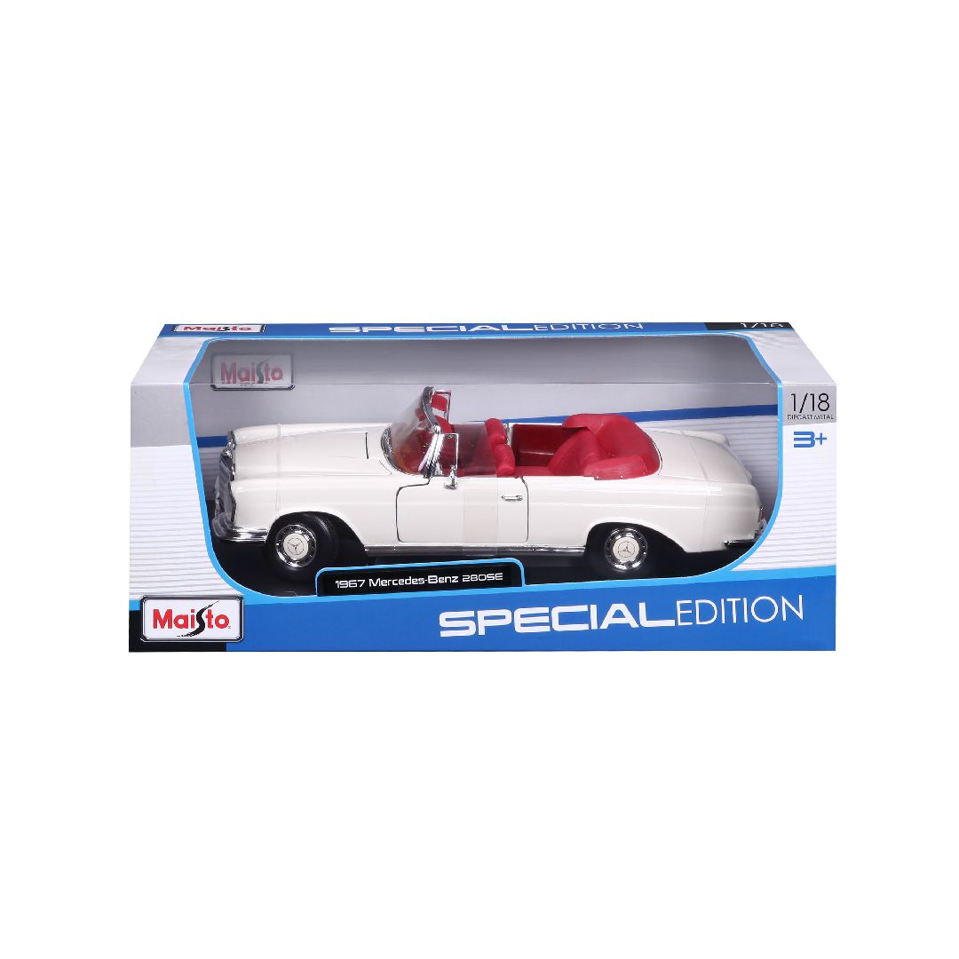 Maisto 1/18 SE 1967 Mercedes-Benz 280SE Cabrio - Cream – image 5