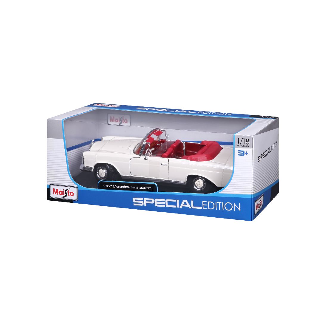 Maisto 1/18 SE 1967 Mercedes-Benz 280SE Cabrio - Cream – image 6