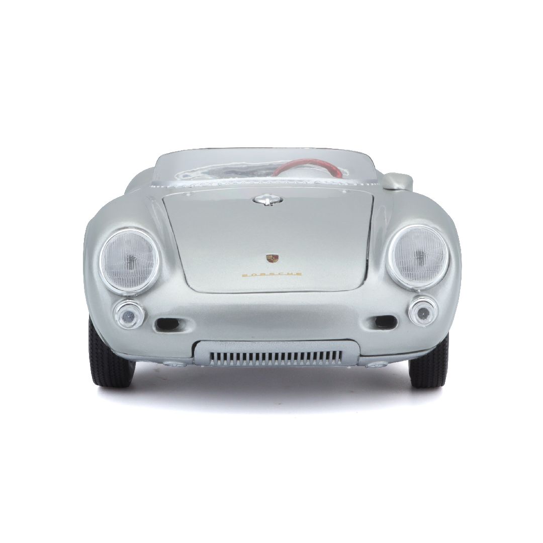 Maisto 1/18 SE 1956 Porsche 550A Spyder (Silver) – image 2