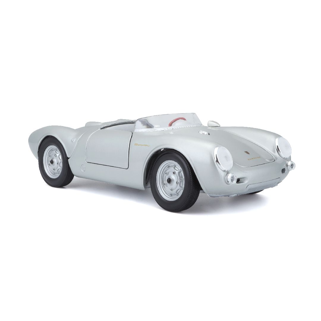 Maisto 1/18 SE 1956 Porsche 550A Spyder (Silver) – image 10