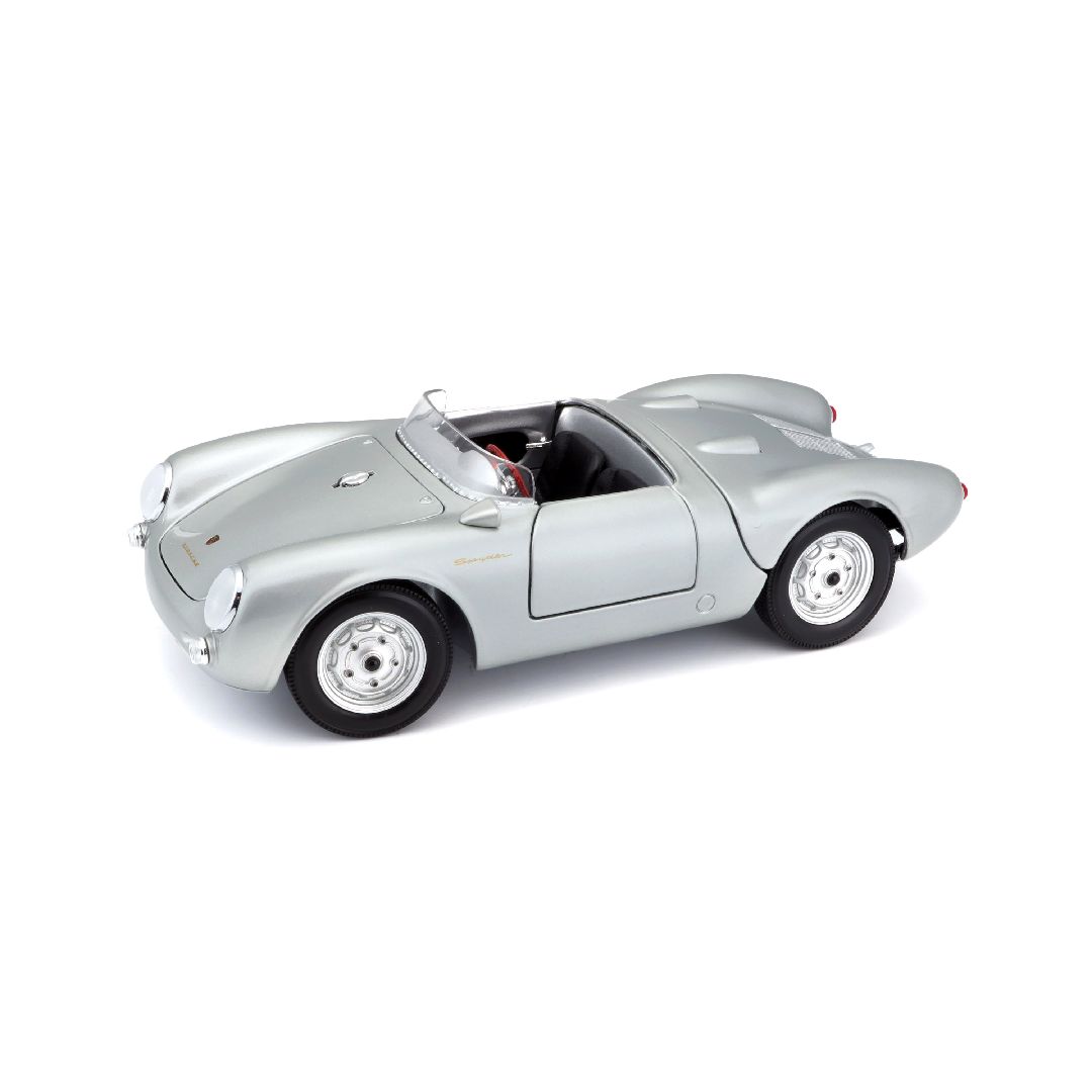 Maisto 1/18 SE 1956 Porsche 550A Spyder (Silver) – image 11
