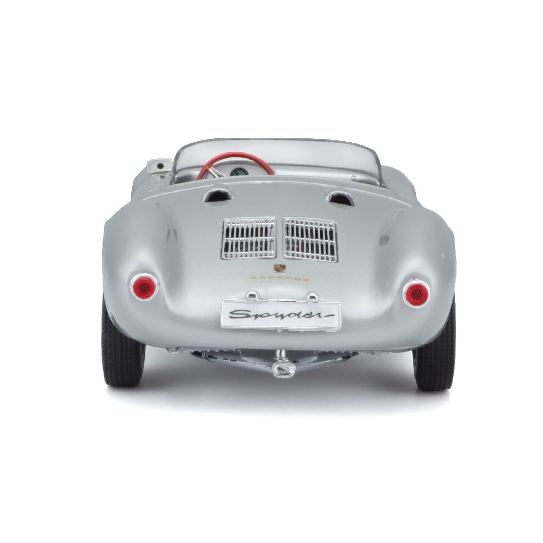 Maisto 1/18 SE 1956 Porsche 550A Spyder (Silver) – image 17