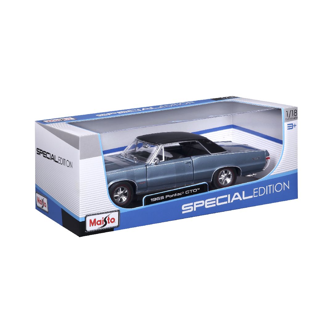 Maisto 1/18 SE 1965 Pontiac GTO (Hurst Edition) (Metallic Blue) – image 6