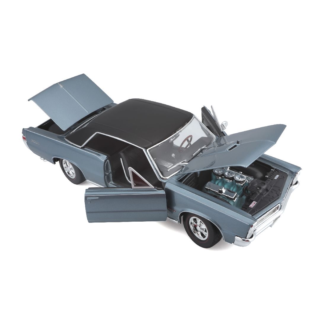 Maisto 1/18 SE 1965 Pontiac GTO (Hurst Edition) (Metallic Blue) – image 8