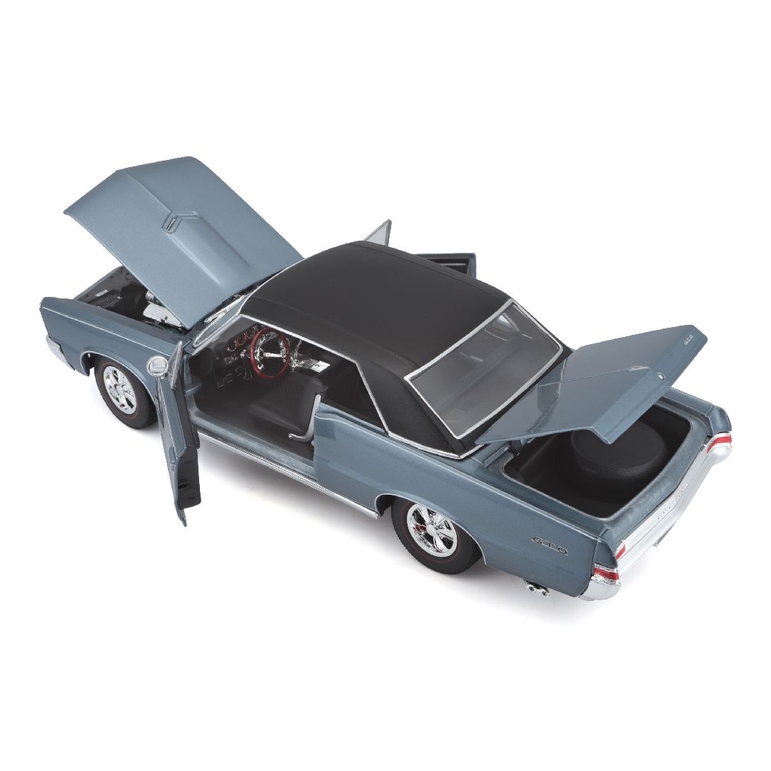 Maisto 1/18 SE 1965 Pontiac GTO (Hurst Edition) (Metallic Blue) – image 9