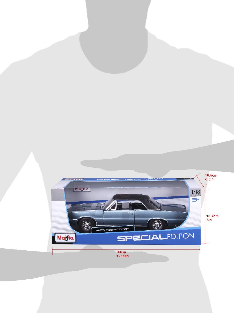 Maisto 1/18 SE 1965 Pontiac GTO (Hurst Edition) (Metallic Blue) – image 13