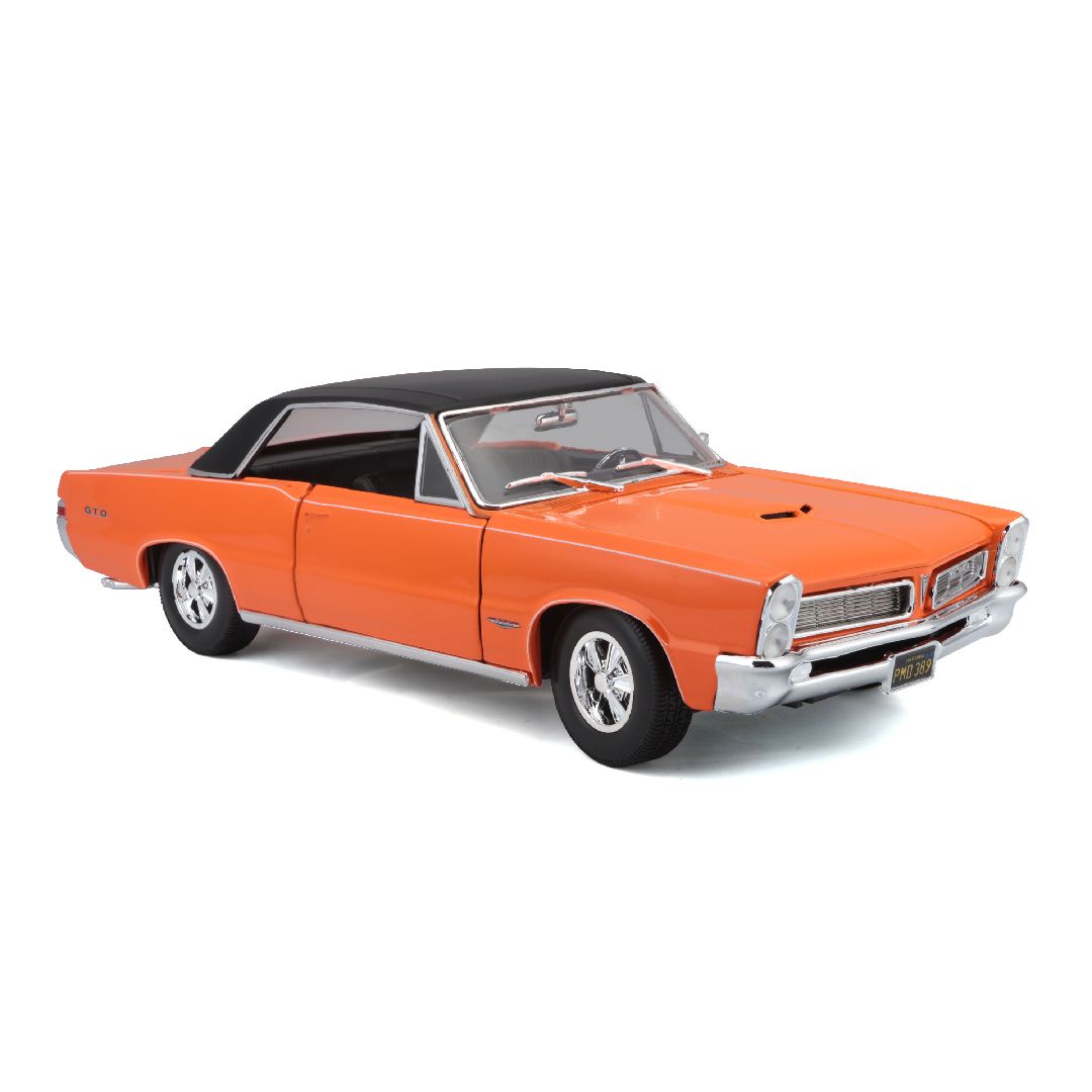 Maisto 1/18 SE 1965 Pontiac GTO (Hurst Edition) - Orange – image 2