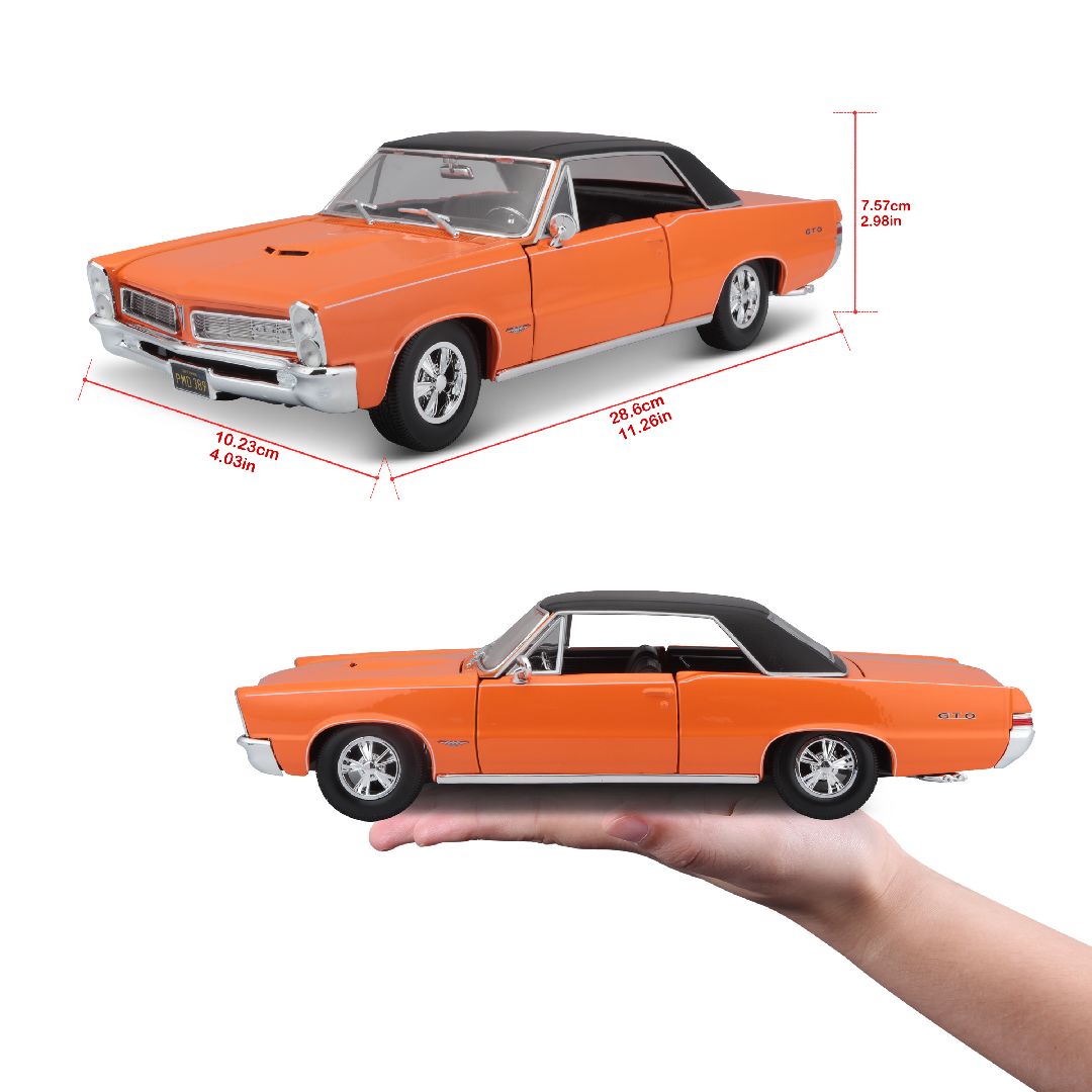Maisto 1/18 SE 1965 Pontiac GTO (Hurst Edition) - Orange – image 9