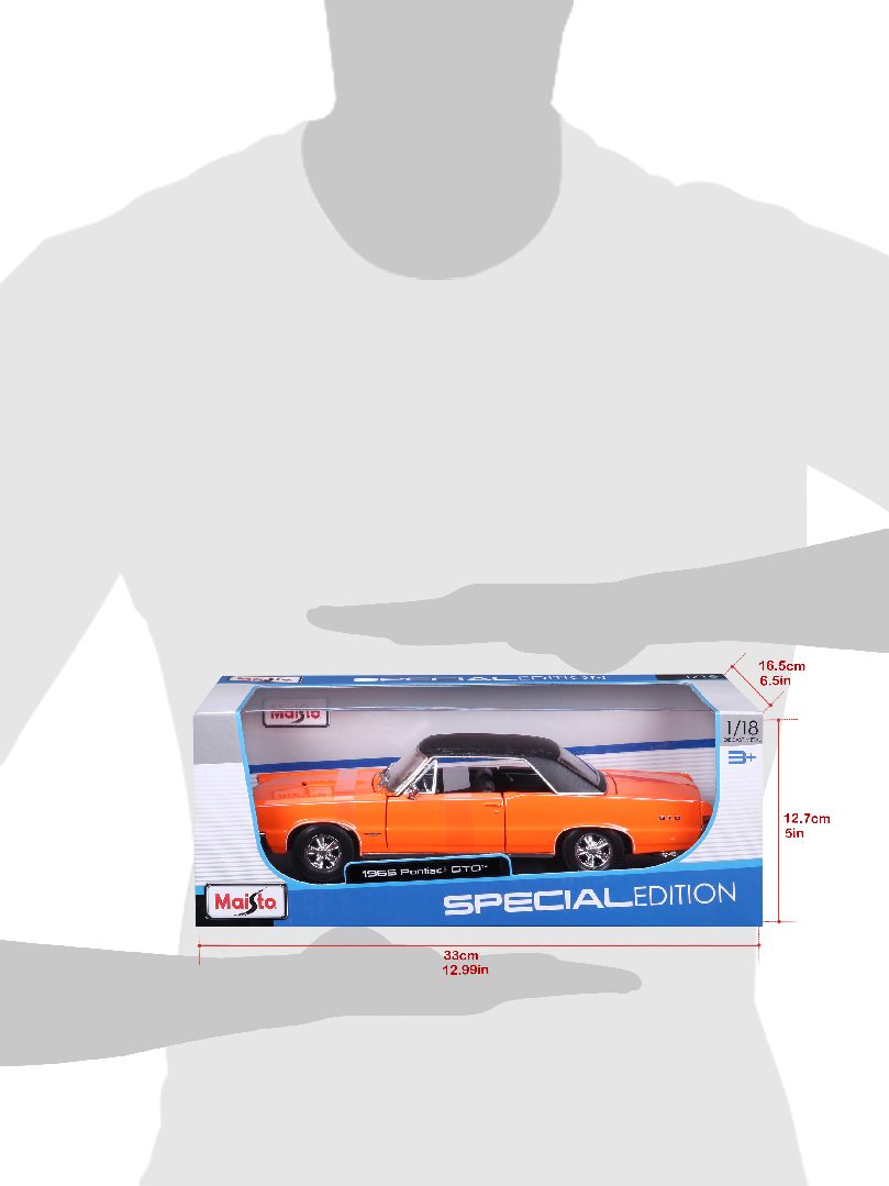 Maisto 1/18 SE 1965 Pontiac GTO (Hurst Edition) - Orange – image 10