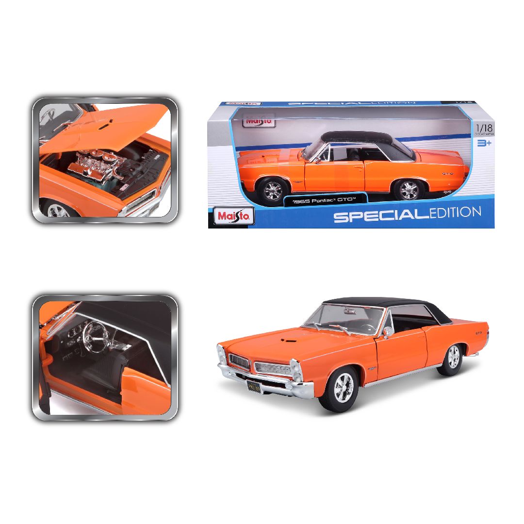 Maisto 1/18 SE 1965 Pontiac GTO (Hurst Edition) - Orange – image 11