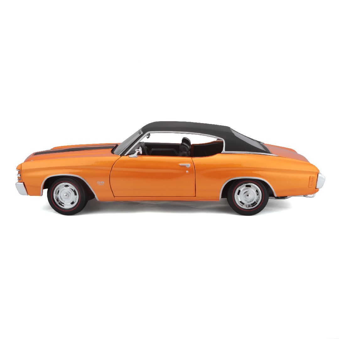Maisto 1/18 SE 1971 Chevrolet Chevelle SS 454 Cpe (Orange) – image 2