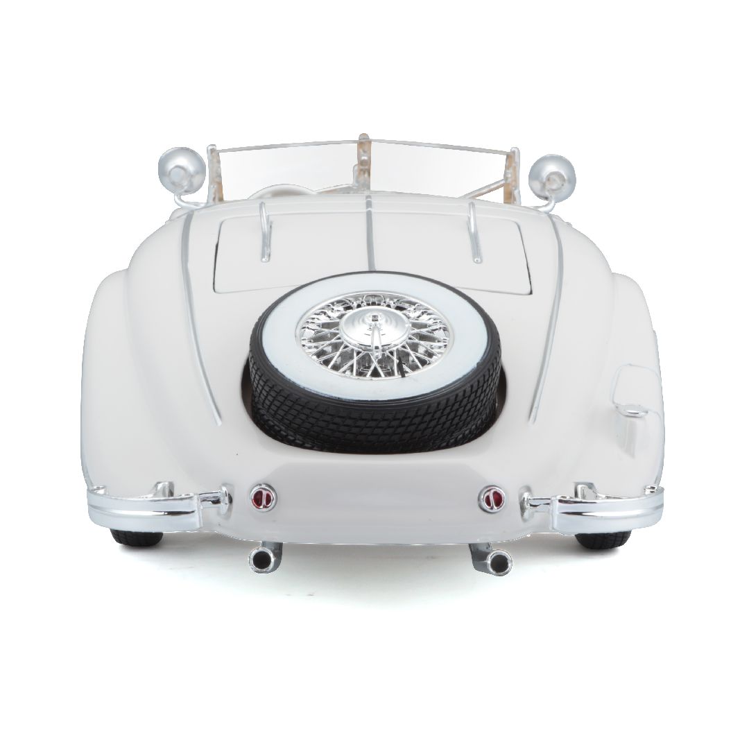 Maisto 1/18 PE 1936 M-B 500 K Typ Specialroadster (White) – image 12