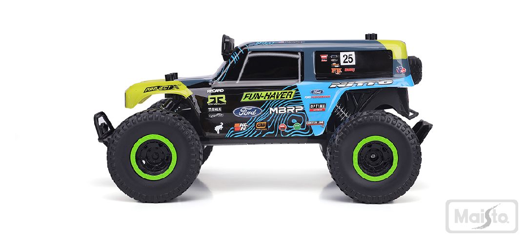 Maisto R/C Brocky Ultra4 Ford Bronco - Black/Green – image 2