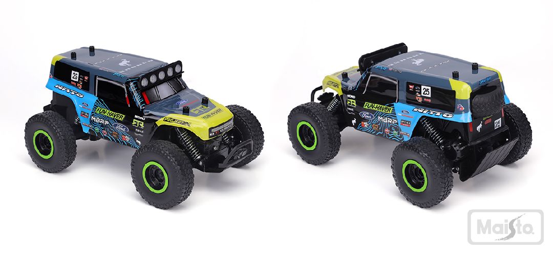 Maisto R/C Brocky Ultra4 Ford Bronco - Black/Green – image 3