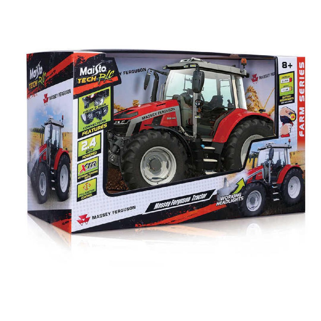Maisto R/C Massey-Ferguson 5S.145 D6 Tractor - Red – image 2