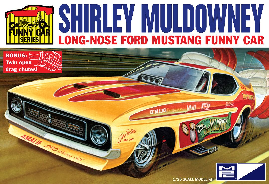 MPC 1/25 Shirley Muldowney Long Nose Ford Mustang FC – image 5