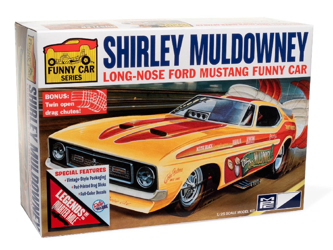 MPC 1/25 Shirley Muldowney Long Nose Ford Mustang FC – image 4