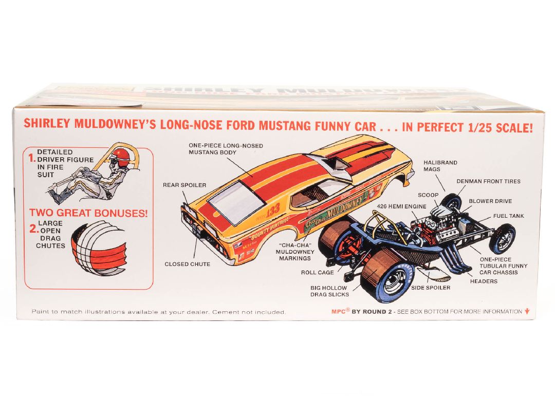 MPC 1/25 Shirley Muldowney Long Nose Ford Mustang FC – image 2
