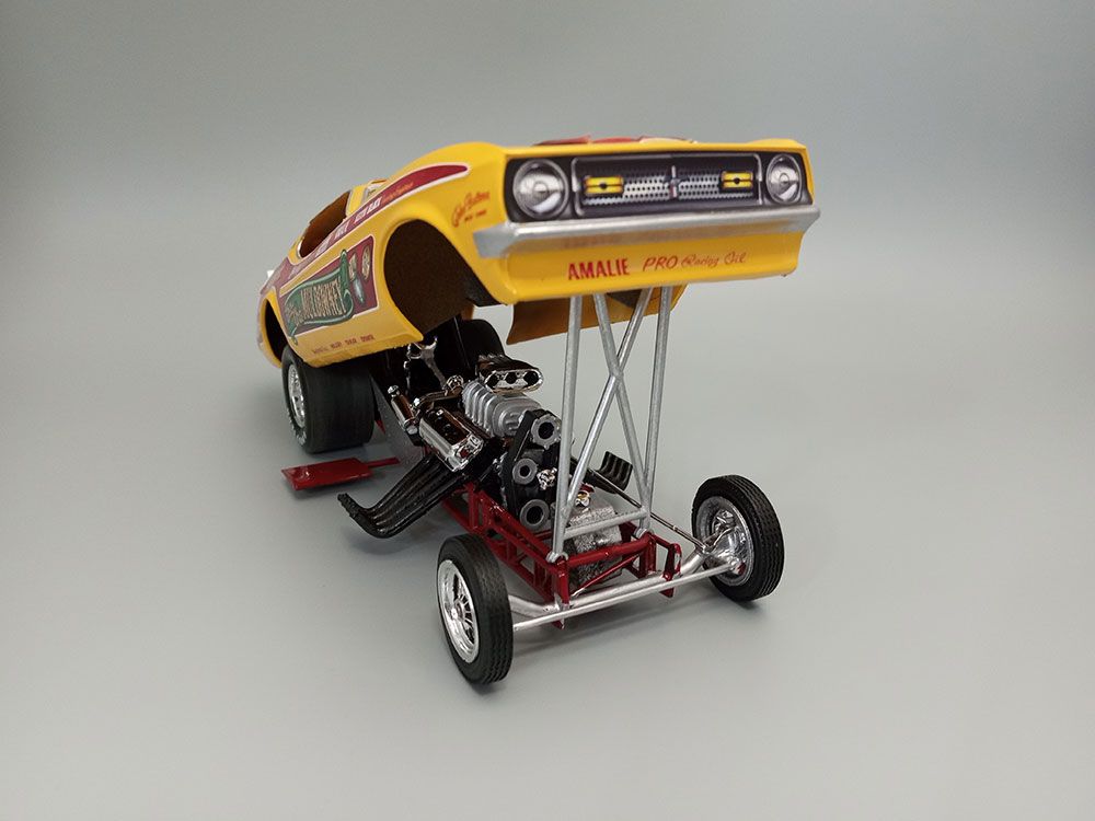 MPC 1/25 Shirley Muldowney Long Nose Ford Mustang FC – image 14