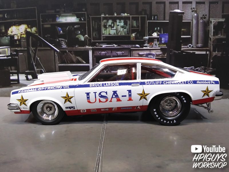 MPC Bruce Larson USA-1 Pro Stock Vega 1/25 Model Kit (Level 2) – image 4
