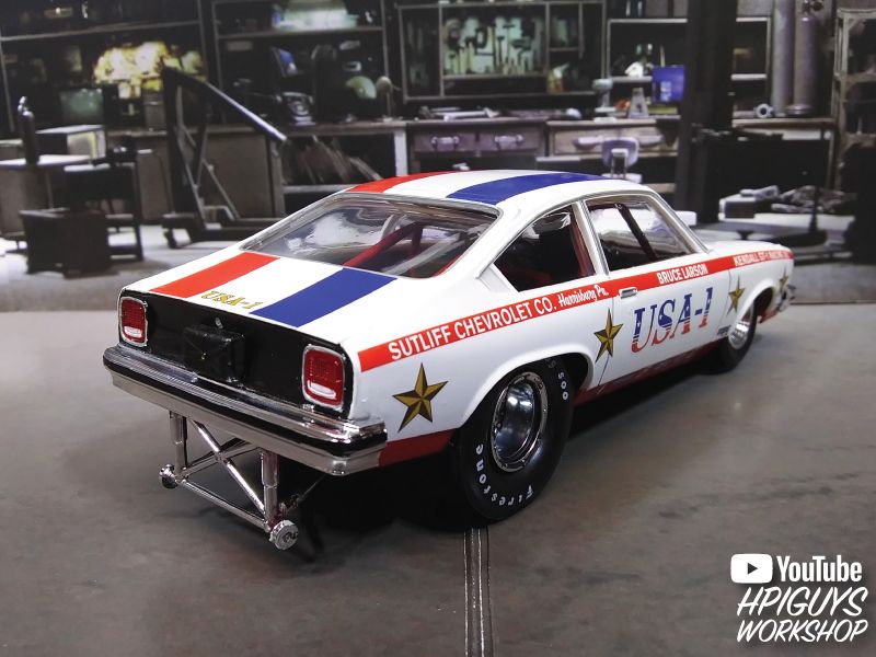 MPC Bruce Larson USA-1 Pro Stock Vega 1/25 Model Kit (Level 2) – image 5
