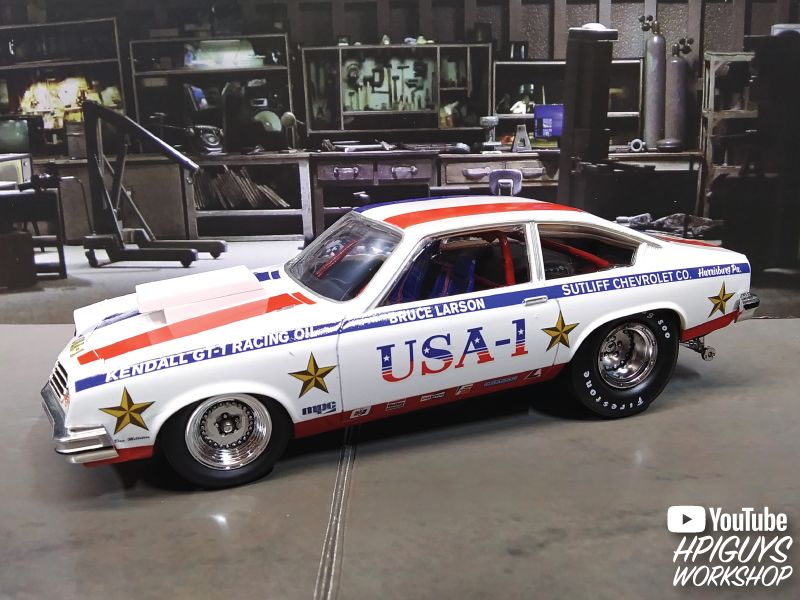 MPC Bruce Larson USA-1 Pro Stock Vega 1/25 Model Kit (Level 2) – image 8