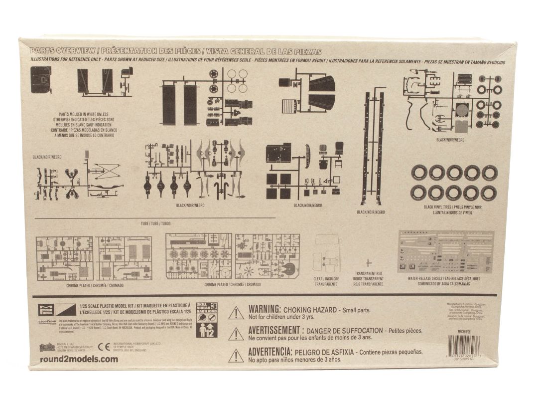 MPC Mack DM800 Semi Tractor 1/25 Model Kit – image 3