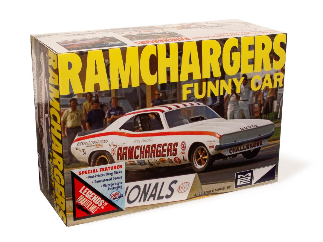MPC 1/25 Scale Ramchargers Dodge Challenger Funny Car – image 3