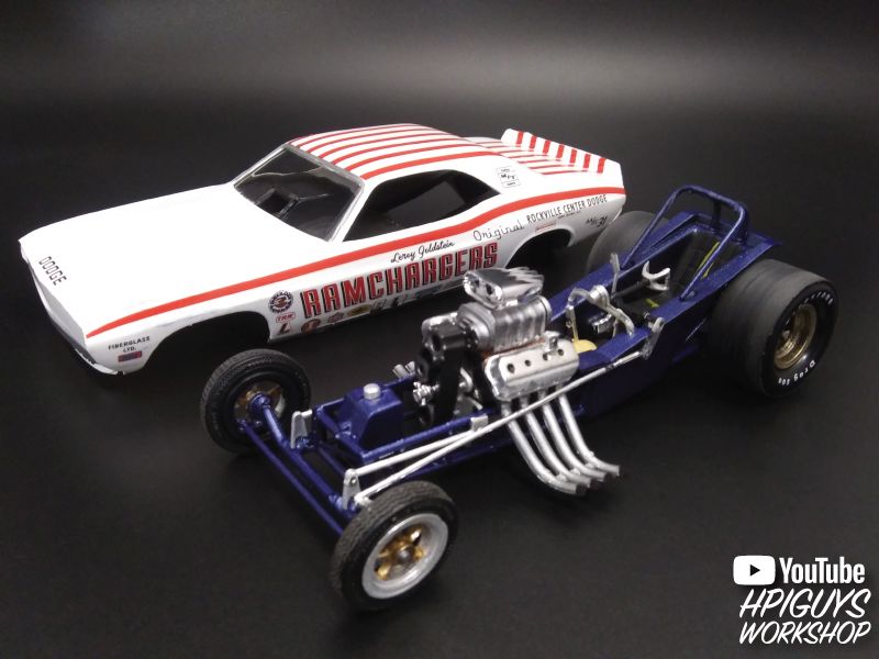 MPC 1/25 Scale Ramchargers Dodge Challenger Funny Car – image 10