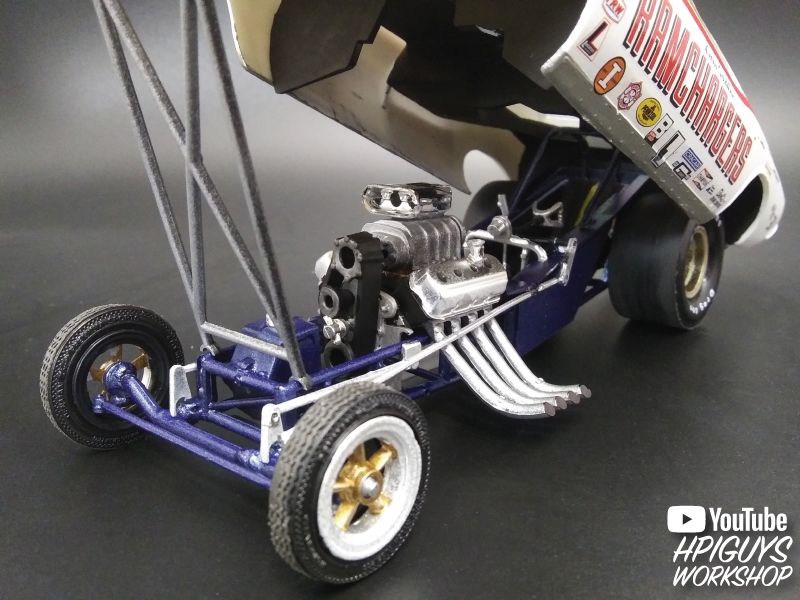 MPC 1/25 Scale Ramchargers Dodge Challenger Funny Car – image 9