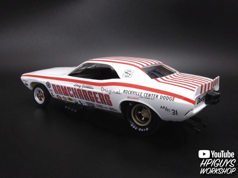 MPC 1/25 Scale Ramchargers Dodge Challenger Funny Car – image 6