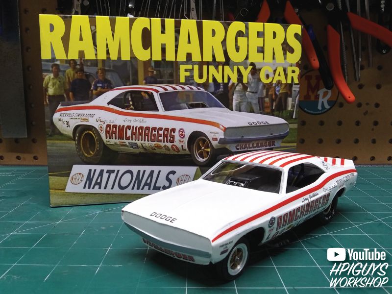 MPC 1/25 Scale Ramchargers Dodge Challenger Funny Car – image 12