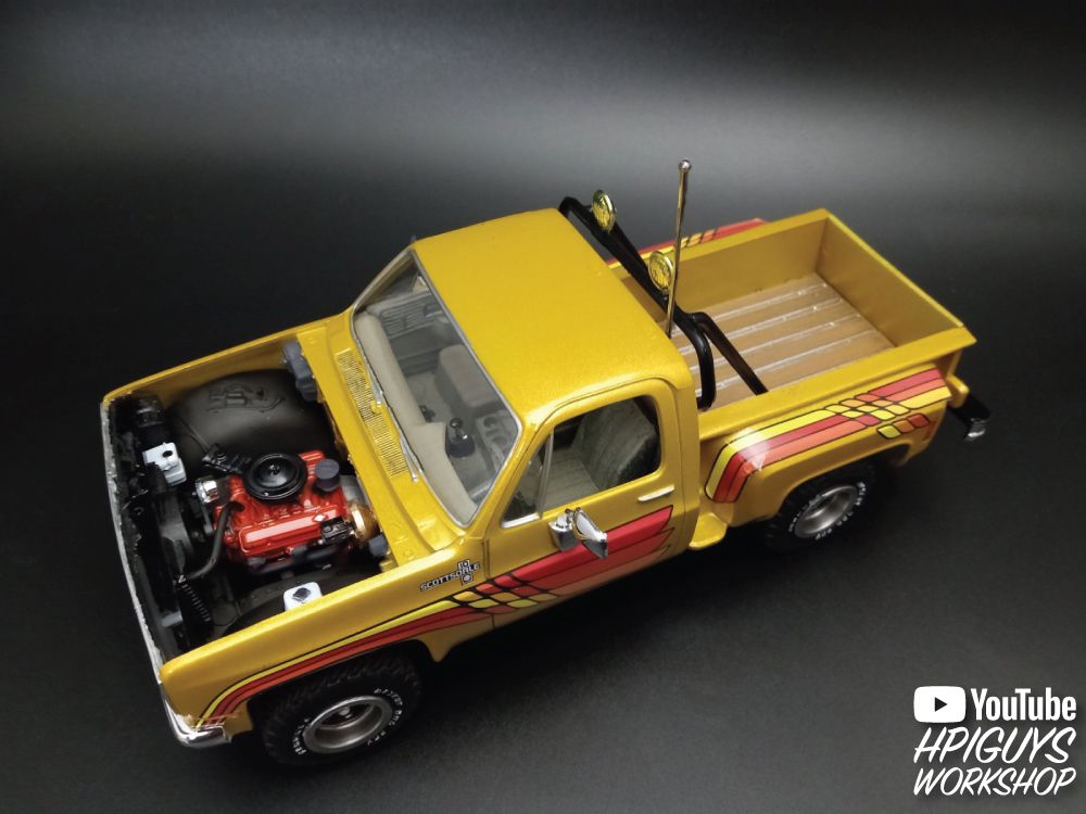 MPC 1/25 1981 Chevy Stepside Pickup Sod Buster Model Kit – image 3