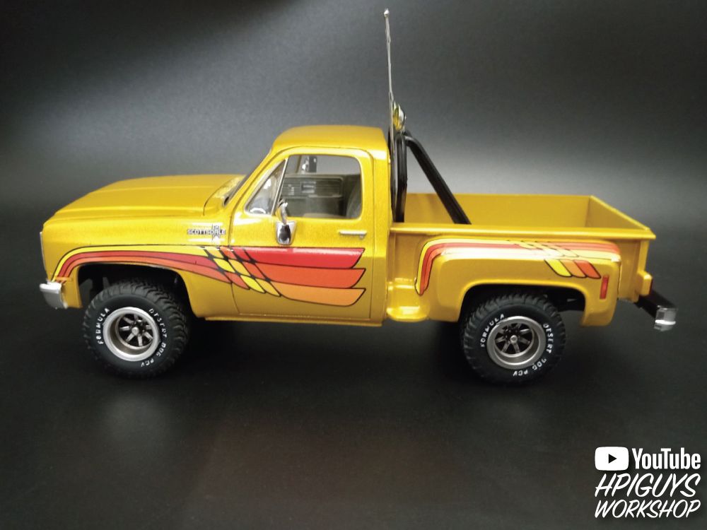MPC 1/25 1981 Chevy Stepside Pickup Sod Buster Model Kit – image 8