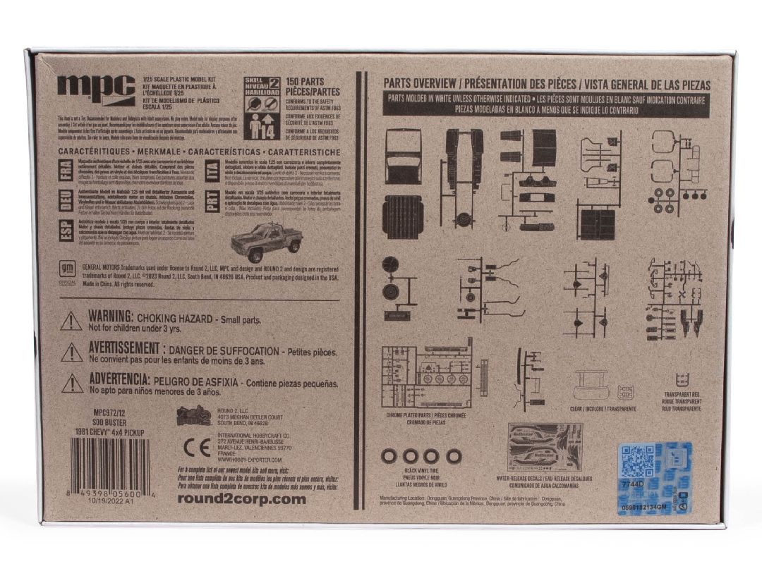 MPC 1/25 1981 Chevy Stepside Pickup Sod Buster Model Kit – image 15