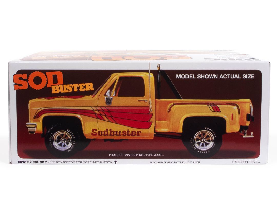 MPC 1/25 1981 Chevy Stepside Pickup Sod Buster Model Kit – image 12