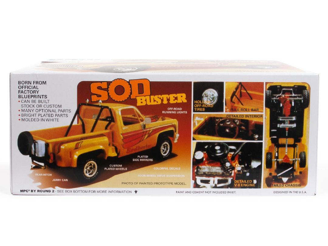 MPC 1/25 1981 Chevy Stepside Pickup Sod Buster Model Kit – image 16