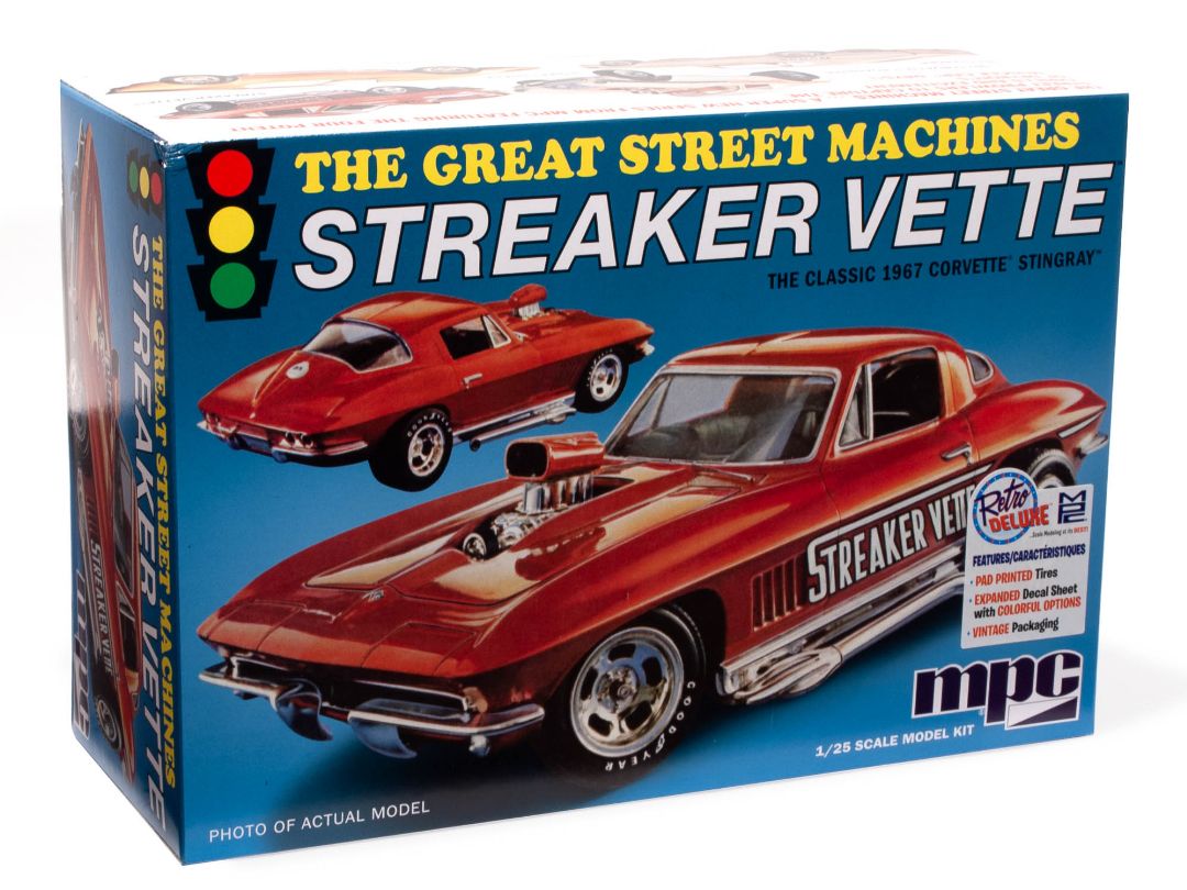 MPC 1/25 Scale 1967 Chevy Corvette Stingray "Streaker Vette" – image 3