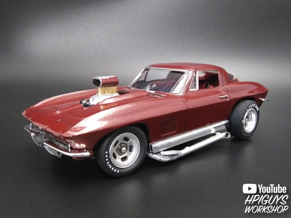 MPC 1/25 Scale 1967 Chevy Corvette Stingray "Streaker Vette" – image 12