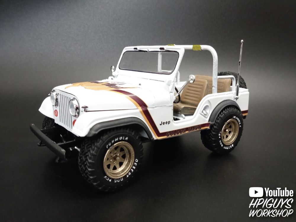 MPC 1/25 1981 Jeep CJ5 Golden Hawk Model Kit (Level 2) thumbnail 4