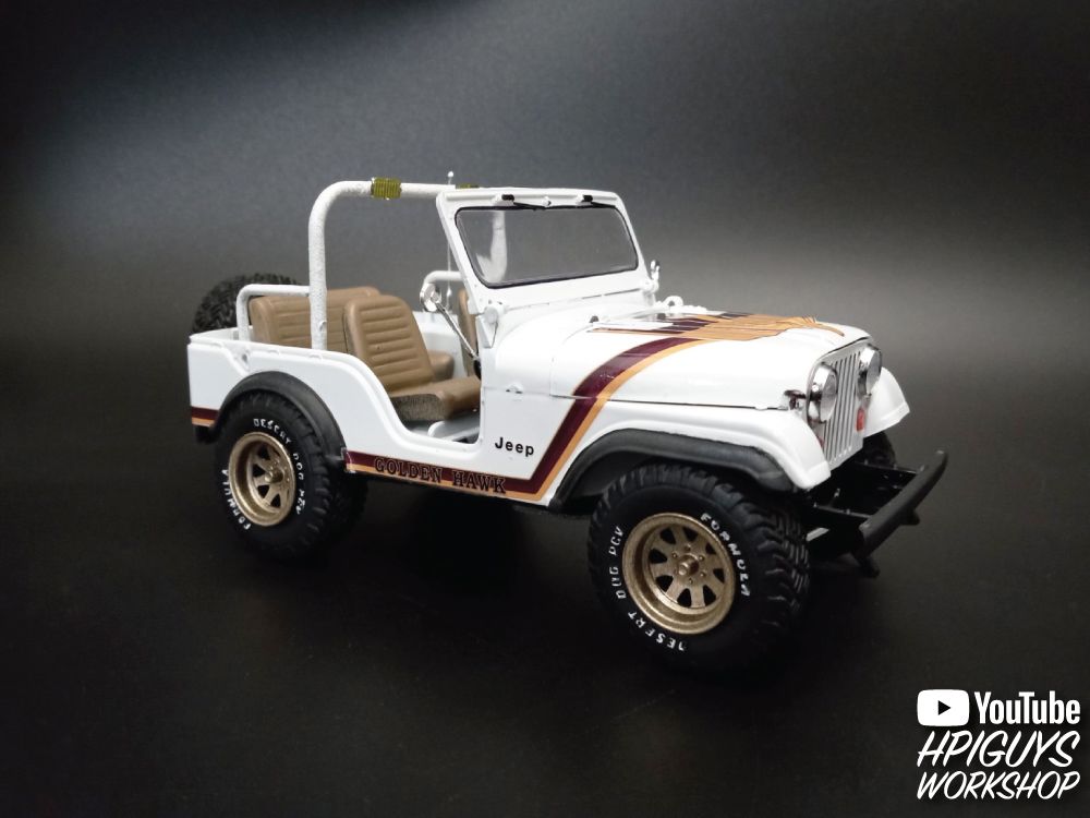 MPC 1/25 1981 Jeep CJ5 Golden Hawk Model Kit (Level 2) thumbnail 6