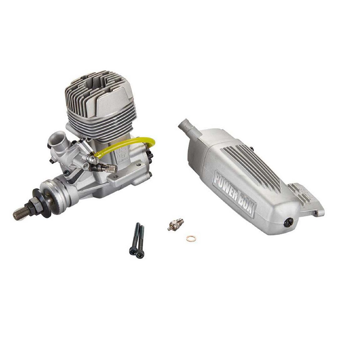 OS Engines 3A200 GGT15 15cc Gas/Glow Ignit 2Cycle Eng w/Muff – image 2